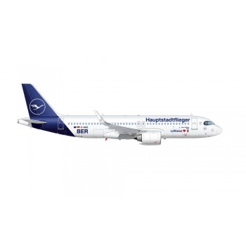 Herpa 571302 Airbus A320neo Lufthansa Hauptstadtflieger