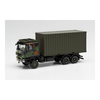 Herpa 746793 Iveco Trakker 6x6 20 ft. Cont. camouflage 1:87