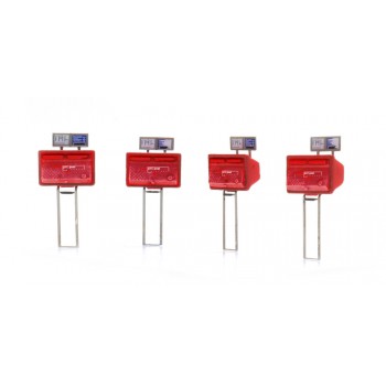 Artitec 387.476 Tweelingbrievenbus rood (4x) PTT