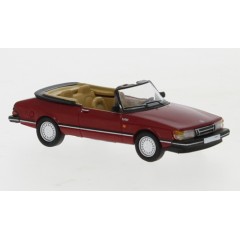 Brekina 870127 Saab 900 Cabriolet rot 1986 (PCX87)
