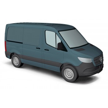 Busch 53401 Mercedes Benz Sprinter kasten grijs