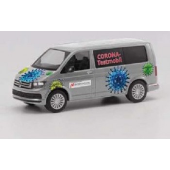 Herpa 096133 VW T6 Bus Corona Testmobil (Bayern/Hof)