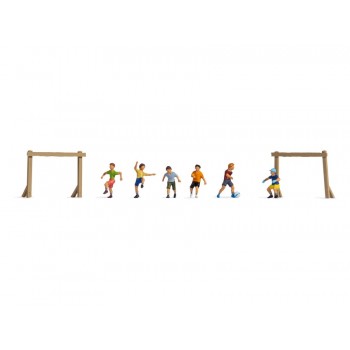 Noch15817 Voetballende Kinderen