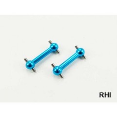 RHI 800704 Aandrijfassen (2) Blauw alu voor/achter TT02 Tamiya