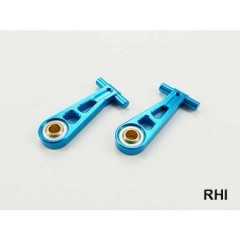 RHI 800705 Draagarm (2) Blauw alu voor/boven TT02 Tamiya