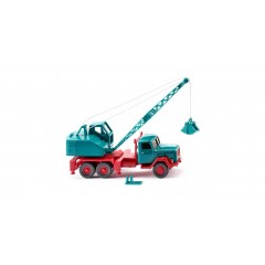 Wiking 066204 Kranwagen (Magirus/Fuchs) - wasserblau