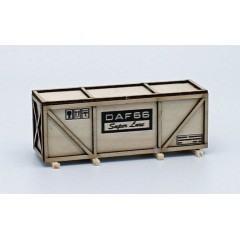 Loewe 2378 Belading transportkist DAF 66
