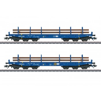 Marklin 48659 Set zwaartransport wagons beladen met spoorstaven
