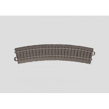 Marklin 24224 C-Rails Gebogen rail  437,5 mm,24,3 Gr.