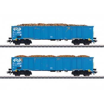 Märklin 47193 Set hogeboordwagens "bietentransport" NS HO/Wisselstroom Märklin 47193 Set hogeboordwagens "bietentransport" NS HO/Wisselstroom