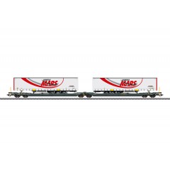 Marklin 47472 Dubbele draagwagen Sdggmrss "Mars Logistics"