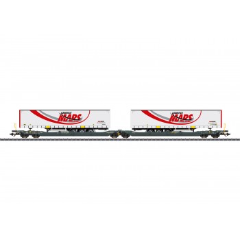 Marklin 47472 Dubbele draagwagen Sdggmrss "Mars Logistics"