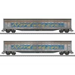 Marklin 48065 Schuifwandwagen set "Transwaggon"