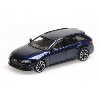 Minichamps 870018211 Audi RS4 Avant blauw 2018