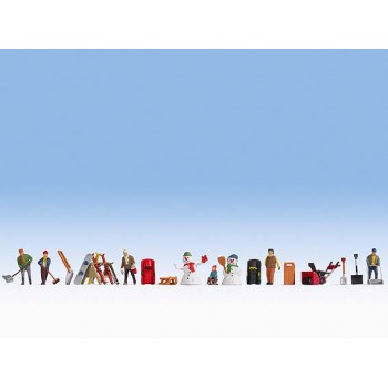 Noch Scenery 16220 Figuren-Themenwelt Wintertag H0