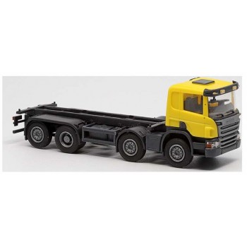 OLM-Design Scania P 8x2 container, geel/grijs