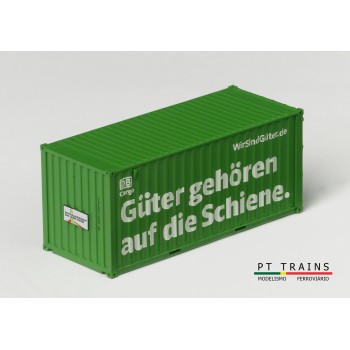 PT Trains 190018 20ft. container "DB Cargo"  WirSindGüter.de