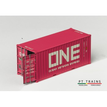 PT Trains 820030.2 20ft. container "ONE/BEACON" BMOU1481617 (Pink)