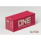 PT Trains 820030.3 20ft. container "ONE" BMOU1492967 (Pink)