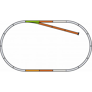Piko 55311 PIKO A-Gleis mit Bettung Gleis Set B