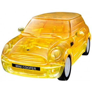 Puzzle Fun 3D Mini Cooper transp. geel