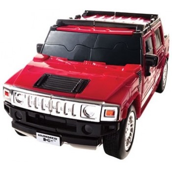 Puzzle Fun 3D Hummer H2 rood