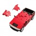 Puzzle Fun 3D Hummer H2 rood