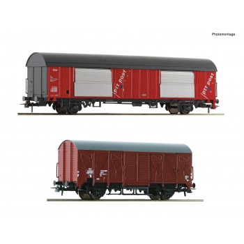 Roco 6600074 2er Set Postwagen NS Roco 6600074 2er Set Postwagen NS