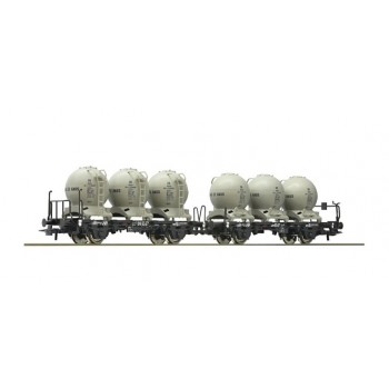 Roco 47373 Doppeltragw. + Kugels., DB, Ep III Roco 47373 Doppeltragw. + Kugels., DB, Ep III