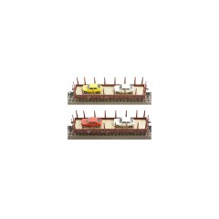 Roco 67086 2-tlg. Set: Rungenwagen Seat, Renfe