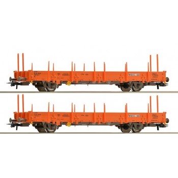 Roco 67134 - Set: 2-tlg. Rungenwagen, Wascosa