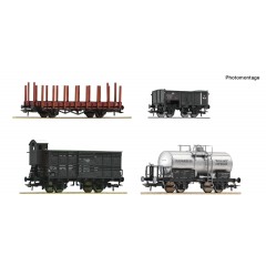 Roco 76077 4er Set Güterwag. SS