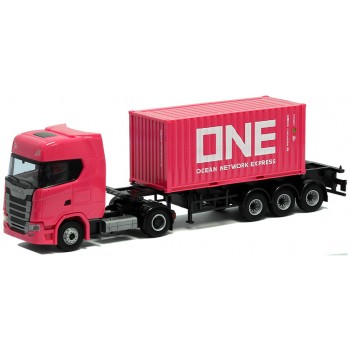 AWM Scania CS HD met 20 ft container "ONE"