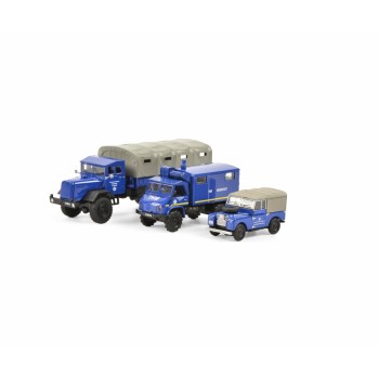 Schuco 26560 MHI THW set Landrover/Unimog 404/MB LG 315 Schuco 26560 MHI THW set Landrover/Unimog 404/MB LG 315
