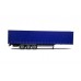 Solido 2400504 Tarpaulin gordijntrailer, blauw 1;24
