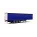 Solido 2400504 Tarpaulin gordijntrailer, blauw 1;24