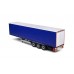 Solido 2400504 Tarpaulin gordijntrailer, blauw 1;24