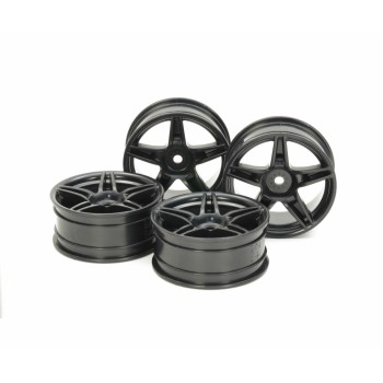 Tamiya 54853 Dubbel 5-Spaaks velgen 24mm+2mm Offset (1;10)