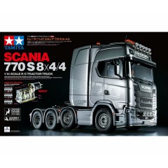 Tamiya 56371 Scania 770S 8x4 zwaar transporttrekker Tamiya 56371 Scania 770S 8x4 zwaar transporttrekker