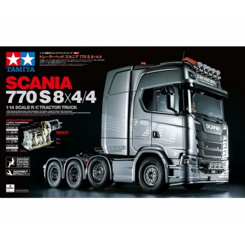 Tamiya 56371 Scania 770S 8x4 zwaar transporttrekker