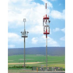 Busch 1021 2 Mobilfunkmasten H0