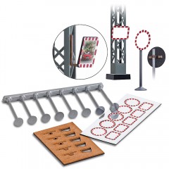 Busch 1147 Verkeersspiegels set H0