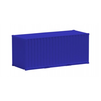 AWM 20ft. Container gerippt (blauw).