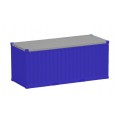 AWM 20ft. open top Container (blauw, afdekzeil, zilver/grijs)