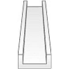 Evergreen 0261 Styreen U-profiel - 1,5