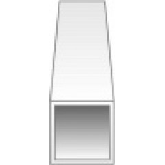 Evergreen 0255 Styreen Vierkante pijp - 7,9