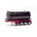 Herpa 076678002 Containerchassis + SWAPcontainer 26 ft., zwart