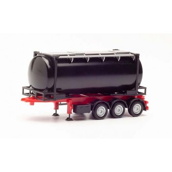 Herpa 076678002 Containerchassis + SWAPcontainer 26 ft., zwart Herpa 076678002 Containerchassis + SWAPcontainer 26 ft., zwart