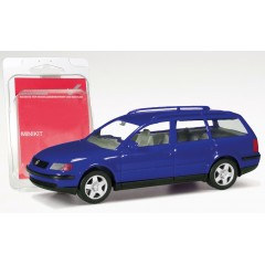 Herpa 012249-006 VW Passat Variant blauw (Minikit) 1:87