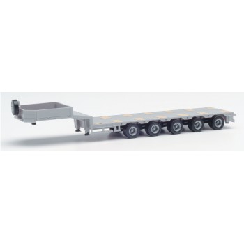Herpa 076388010 Goldhofer dieplader 5a grijs 1:87 Herpa 076388010 Goldhofer dieplader 5a grijs 1:87
